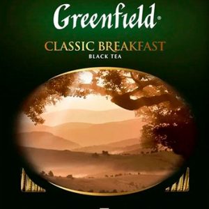 Чай Greenfield Сlassic Вreakfast черный ф/п 100*2г