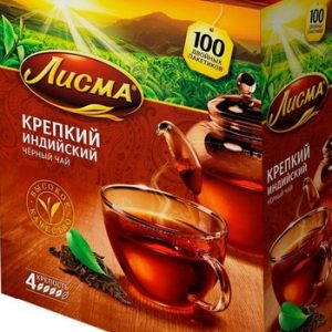 Чай Лисма Крепкий 100пак