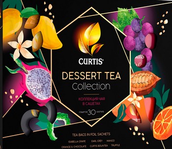 Чай Curtis Dessert collection черный 30*2г
