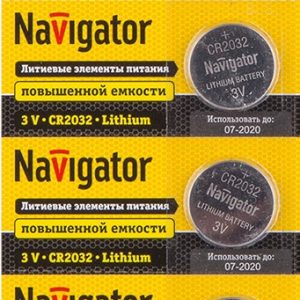 Батарейка Navigator 94 765 NBT-CR2032-BP5 1шт