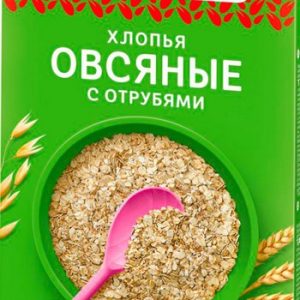 Хлопья Макфа овсяные с отрубями к/у 400г