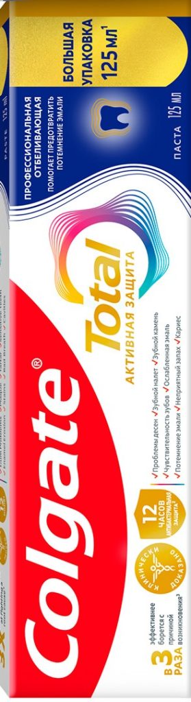 Зубная паста Colgate Total профес.отбеливание 125мл