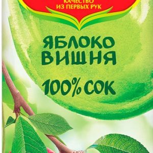 Сок Сады Придонья яблоко вишня т/п 1л