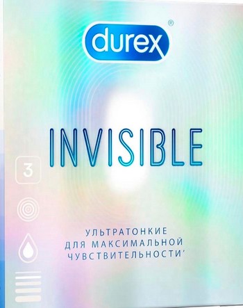 Презервативы Durex Invisible 3шт