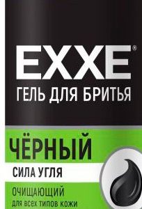 Гель д/бритья EXXE с активным углем д/всех типов кожи 200мл