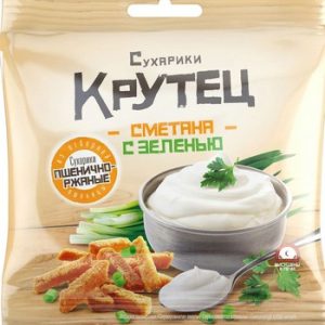 Сухарики Крутец сметана и зелень м/у 130г