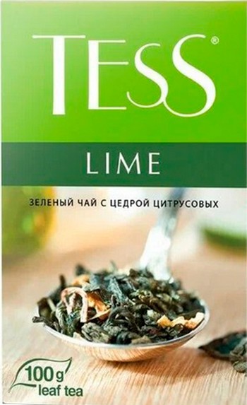 Чай Tess Lime зеленый 100г