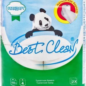 Бумага туалетная Best Clean Standart 2-хсл 4шт