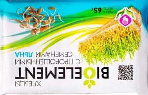 Хлебцы Биоэлемент с пророщенными семенами льна 65г