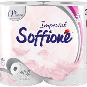 Бумага туалетная Soffione Imperial 4-хсл 4шт