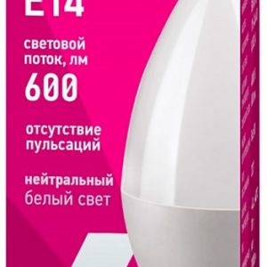 Лампа светодиодная Онлайт LED 6вт Е14 бел.мат.свеча