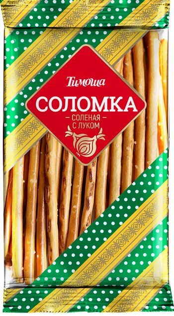 Соломка Тимоша соленая с луком 100г