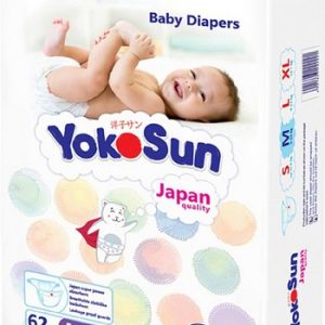 Подгузники Yokosun M 5-10кг 62шт