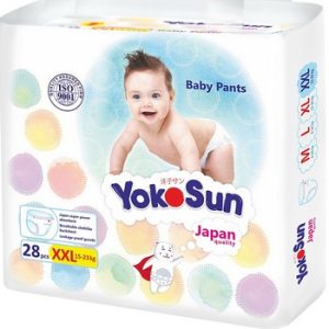 Подгузники-трусики Yokosun XXL 15-23кг 28шт