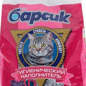 Гигиен наполнитель Барсик 3D еффект лаванды 4,54л