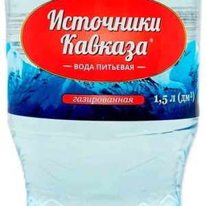 Вода Источники Кавказа газ пэт 1,5л