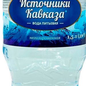 Вода Источники Кавказа негаз пэт 1,5л