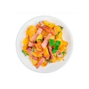 Картофель жареный с беконом вес