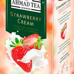 Чай Ахмад клубника со сливками ф/п 25*1,5г