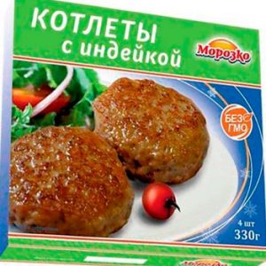 Котлеты с индейкой Морозко 330г