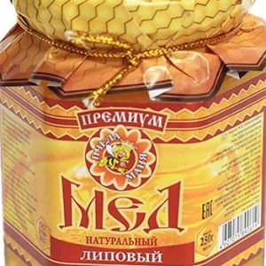 Мед Пчела Маня премиум натуральный липовый ст/б 250г