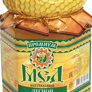Мед Пчела Маня натуральный лесной шестигран твист 250г