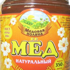 Мед Медовая деревня натуральный цветочный твист 350г