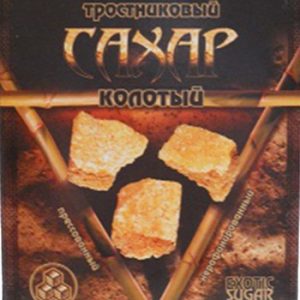 Сахар нерафинированный тростниковый прессованный колотый к/у 500г