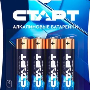 Элементы питания Старт алкалиновые LR06-BL4 блистер 4шт