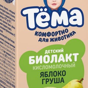Биолакт Тема яблоко груша детский 3% TBA slim 206г без змж
