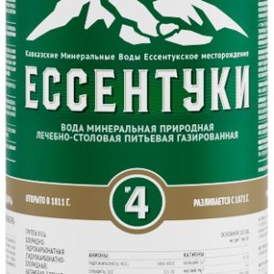 Вода Ессентуки №4 минерал лечебно-столовая газ пэт 1л