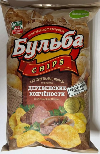 Чипсы Белпродукт Бульба деревенские копчености м/у 150г