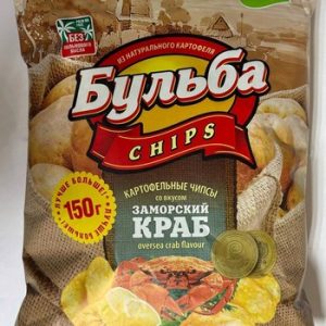 Чипсы Белпродукт Бульба заморский краб м/у 150г