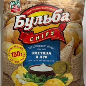 Чипсы Белпродукт Бульба сметана лук м/у 150г