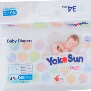 Подгузники YokoSun NB 2-5кг 34шт