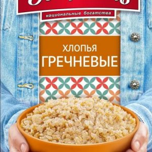 Хлопья Националь гречневые к/у 400г
