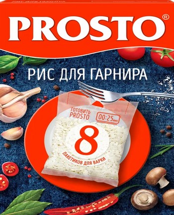 Крупа Prosto Рис д/гарнира к/у 8*62,5г