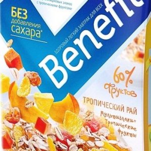 Мюсли Во!Ложка Бенефит Тропический рай к/у 400г