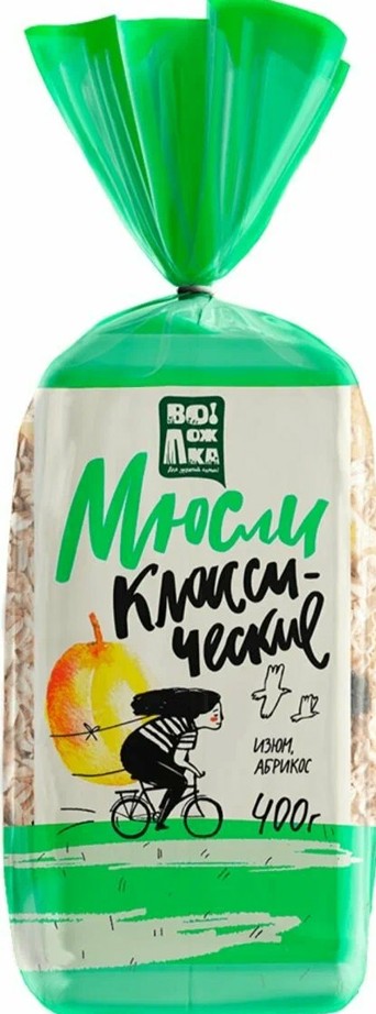 Мюсли Во!Ложка Классические м/у 400г