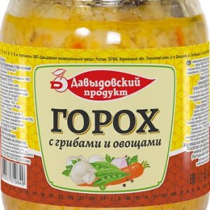 Горох Давыдовский продут с грибами и овощами ско 510г