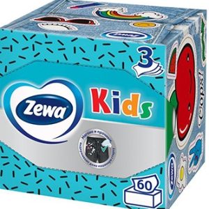Платочки носовые Zewa Kids 60шт