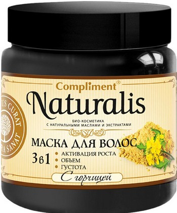Маска д/волос Compliment Naturalis с горчицей 500мл