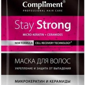 Маска д/волос Compliment Stay strong Укрепление и защита от выпадения 25мл