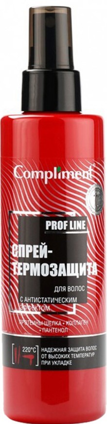 Спрей-термозащита д/волос Compliment с антистат эффектом 200мл