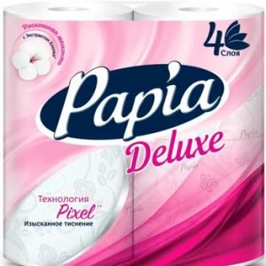 Бумага туалетная Papia Deluxe 4-хсл 4шт