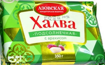 Халва АКФ подсолнечная с арахисом м/у 350г