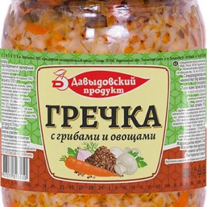 Гречка Давыдовский продукт с грибами и овощами ст/б 510г
