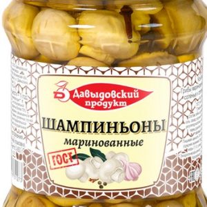 Грибы Давыдовский продукт шампиньоны маринованные твист 450г