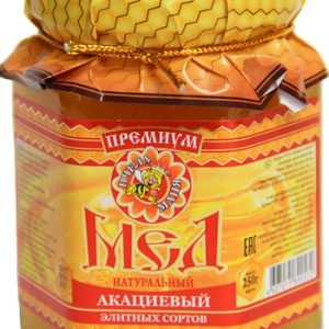 Мед Пчела Маня премиум натуральный акациевый ст/б 250г