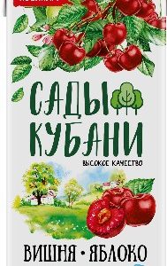 Нектар Сады Кубани вишня яблоко т/п 2л